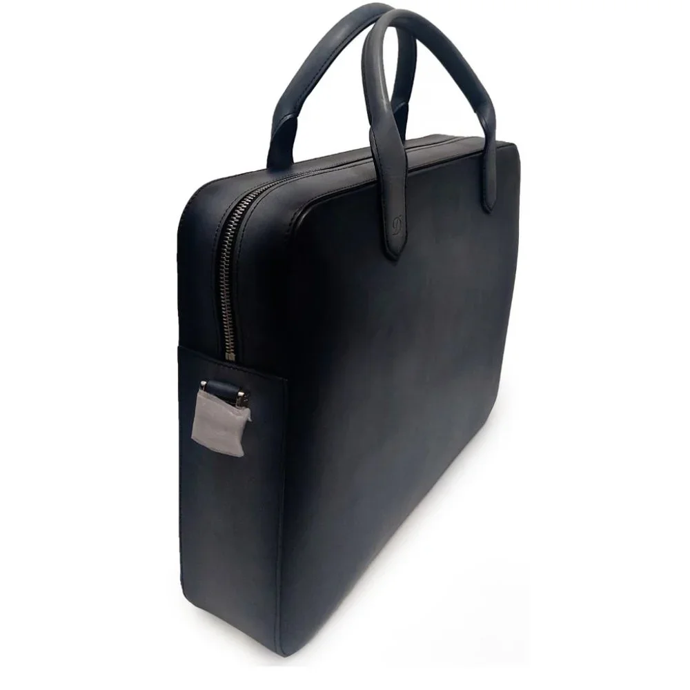 S.T. Dupont 191241 Atelier Toit de Paris Leather Black Document Holder.